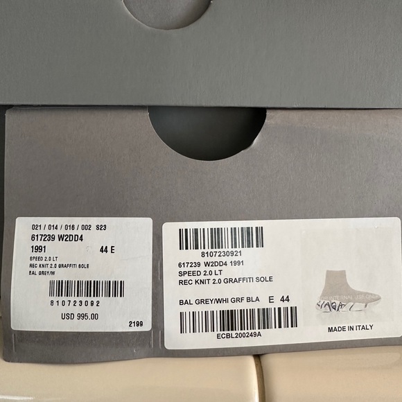 Balenciaga Speed 2.0 LT Graffiti Sole Sneakers - Picture 3 of 3